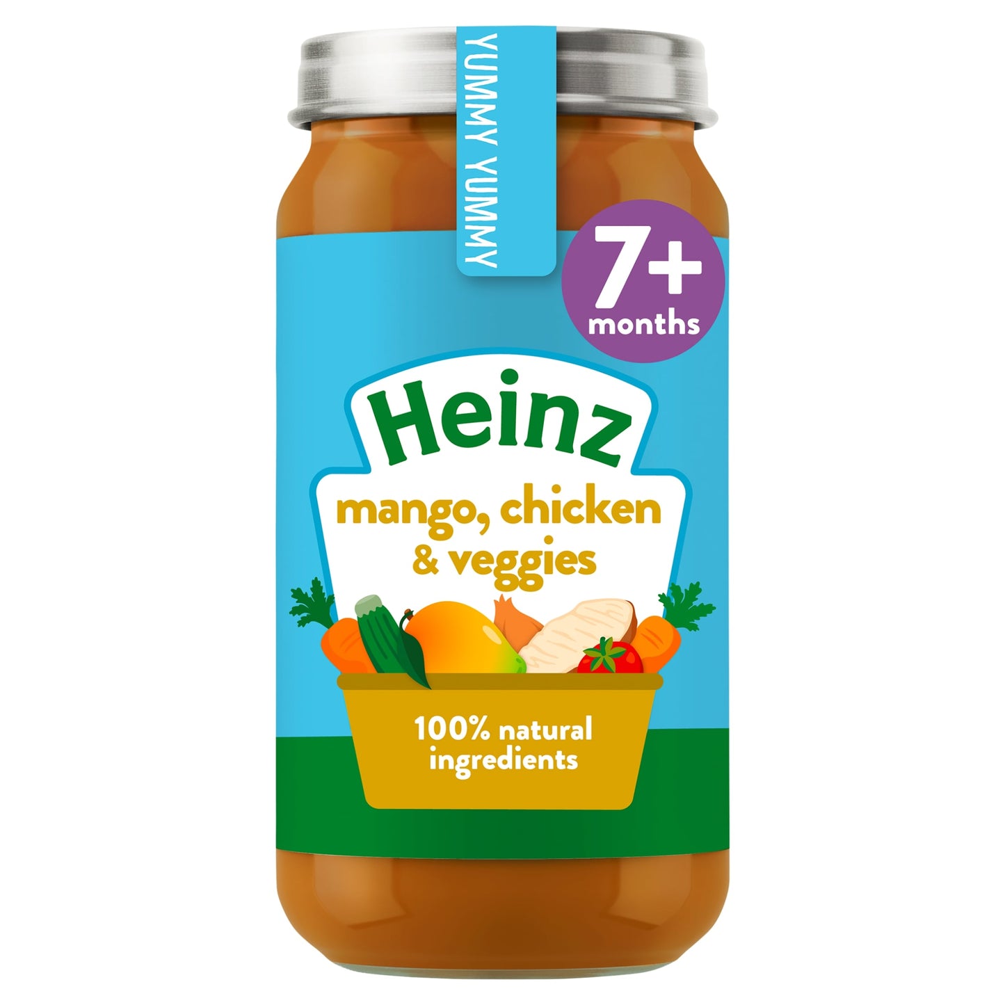 Heinz Mango, Chicken & Veggies Baby Food Jar 200g — image 1