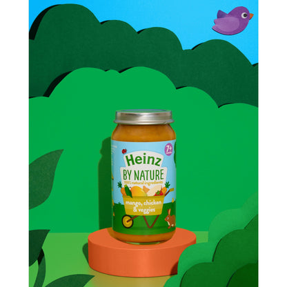 Heinz Mango, Chicken & Veggies Baby Food Jar 200g — image 2