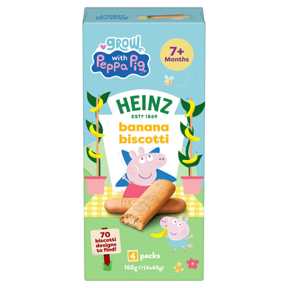 Heinz Peppa Pig Banana Biscotti 4 x 40g — image 5