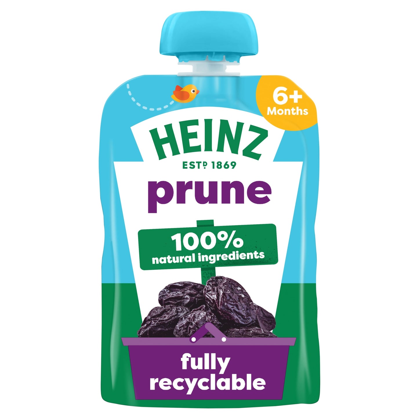 Heinz Prune Baby Food Fruit Puree Pouch 100g — image 1