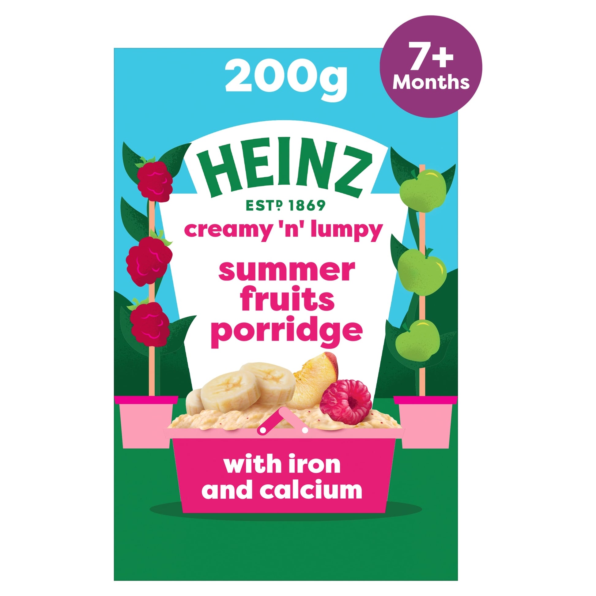 Heinz Summer Fruit Porridge Baby Food 7m+ 200g — image 1