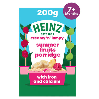 Heinz Summer Fruit Porridge Baby Food 7m+ 200g — image 1