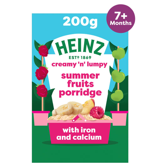 Heinz Summer Fruit Porridge Baby Food 7m+ 200g — image 1