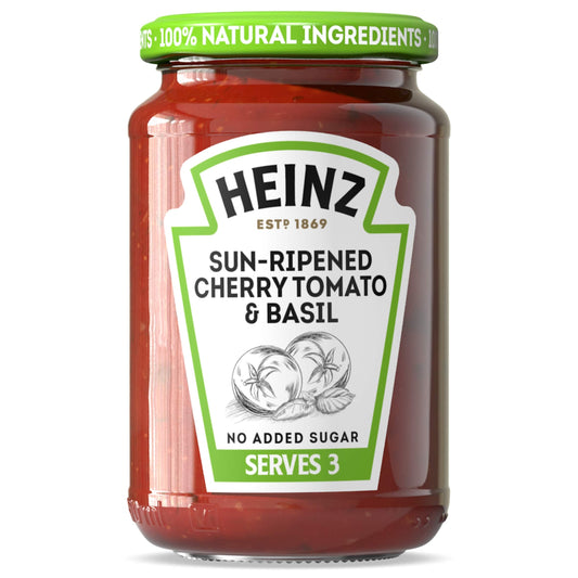 Heinz Sun-Ripened Cherry Tomato And Basil Pasta Sauce 350G — image 1