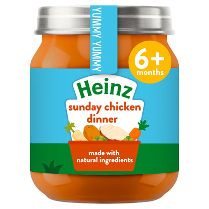 Heinz Sunday Chicken Dinner Baby Food Jar 120g — image 1