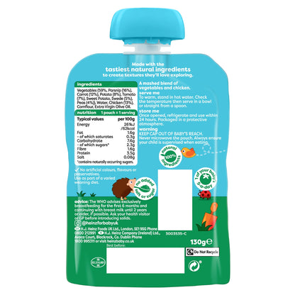 Heinz Sunday Chicken Dinner Baby Food Pouch 130g — image 2