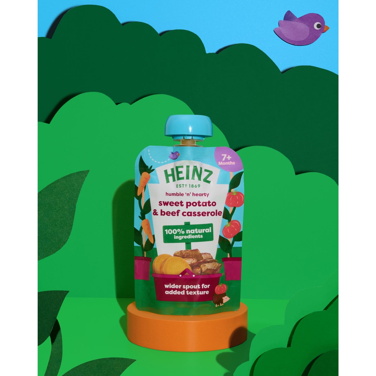 Heinz Sweet Potato & Beef Casserole Baby Food Pouch 130g — image 3