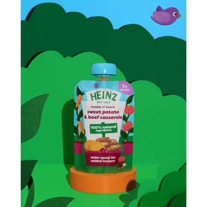 Heinz Sweet Potato & Beef Casserole Baby Food Pouch 130g — image 3
