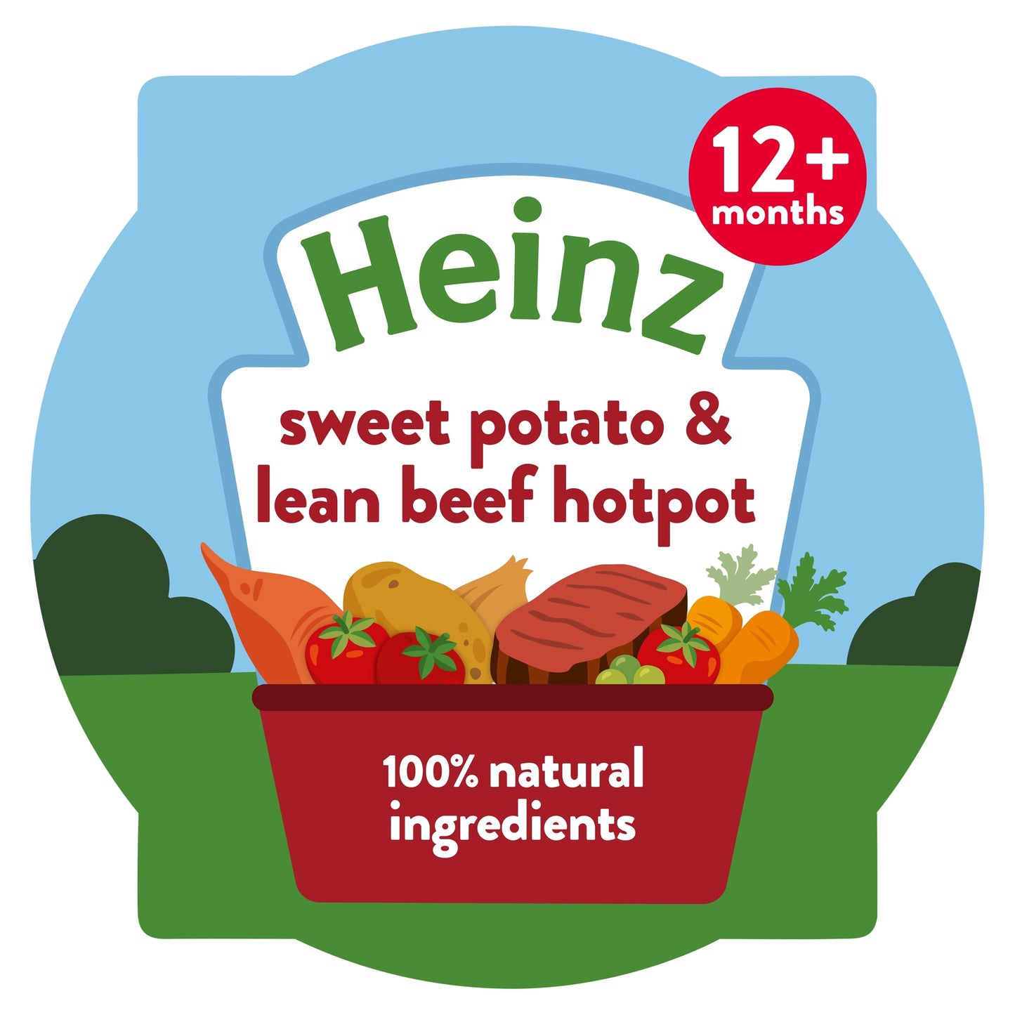 Heinz Sweet Potato & Beef Hotpot Baby Food Tray 200g — image 1