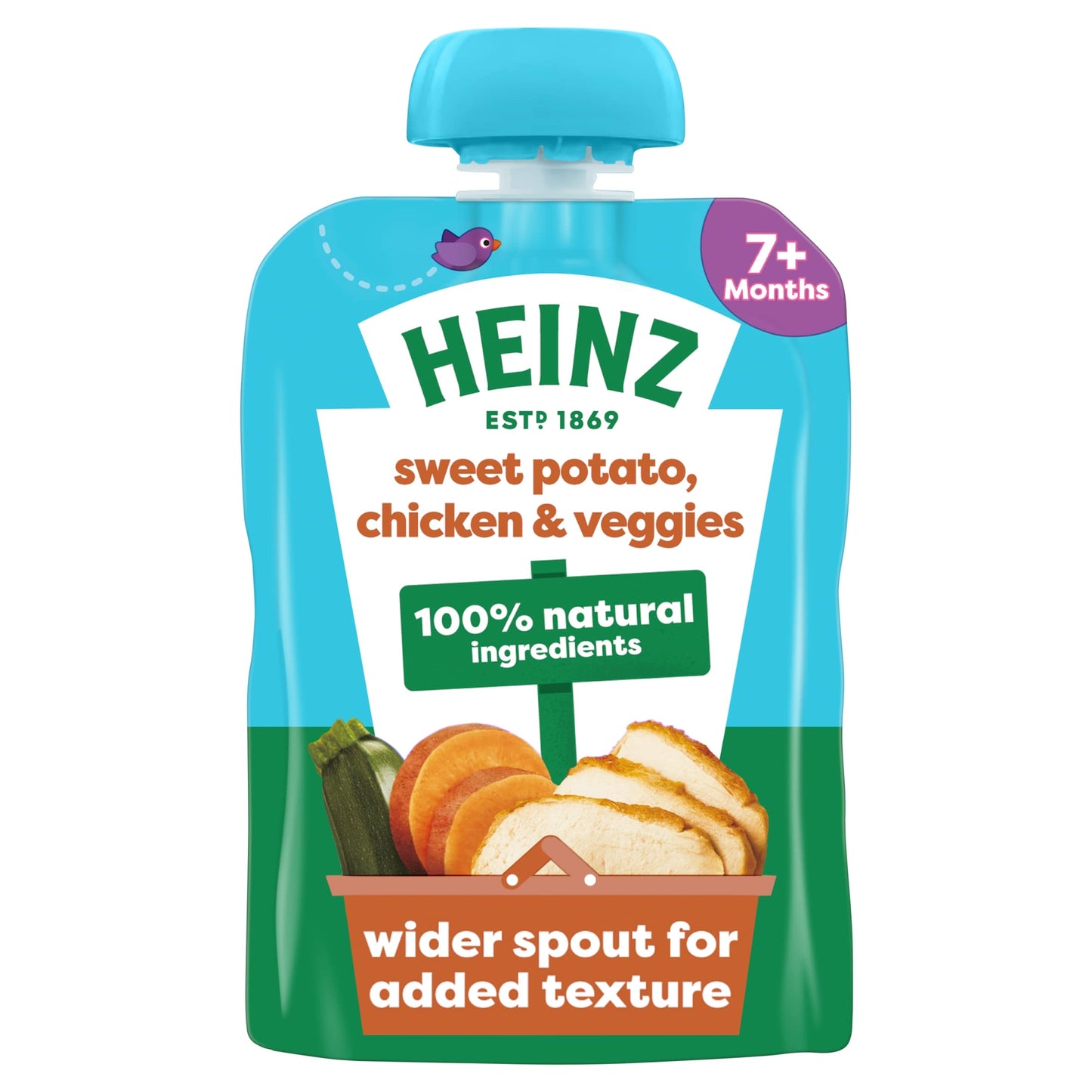 Heinz Sweet Potato, Chicken & Veggies Pouch Baby Food 130g — image 1