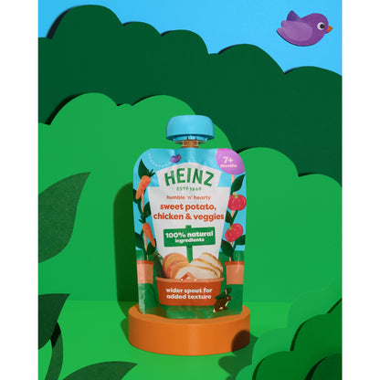 Heinz Sweet Potato, Chicken & Veggies Pouch Baby Food 130g — image 3