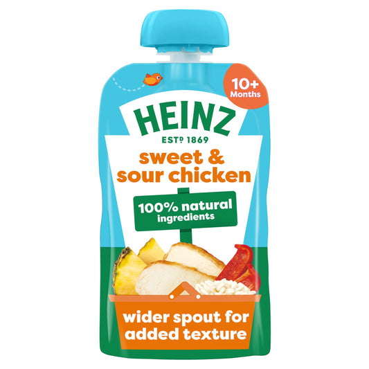 Heinz Sweet & Sour Chicken Baby Food Pouch 180g — image 1