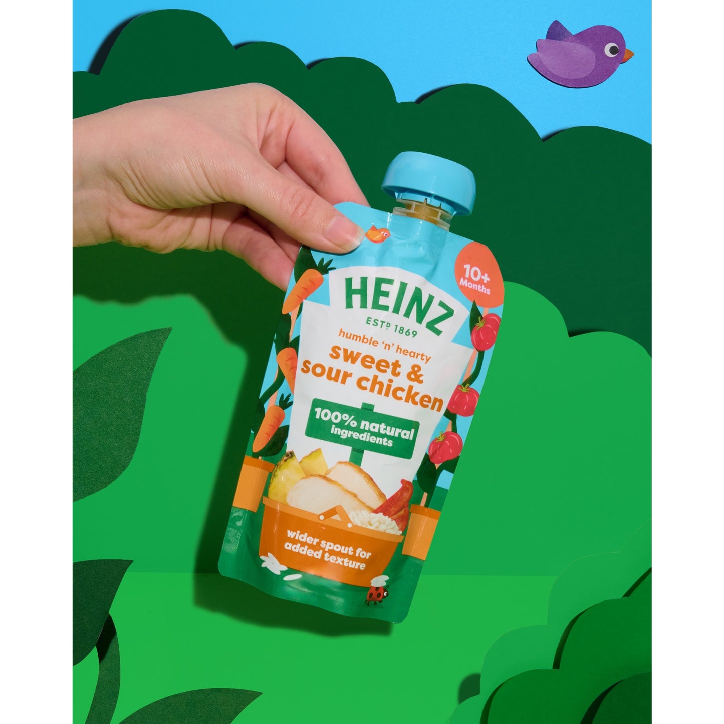 Heinz Sweet & Sour Chicken Baby Food Pouch 180g — image 3