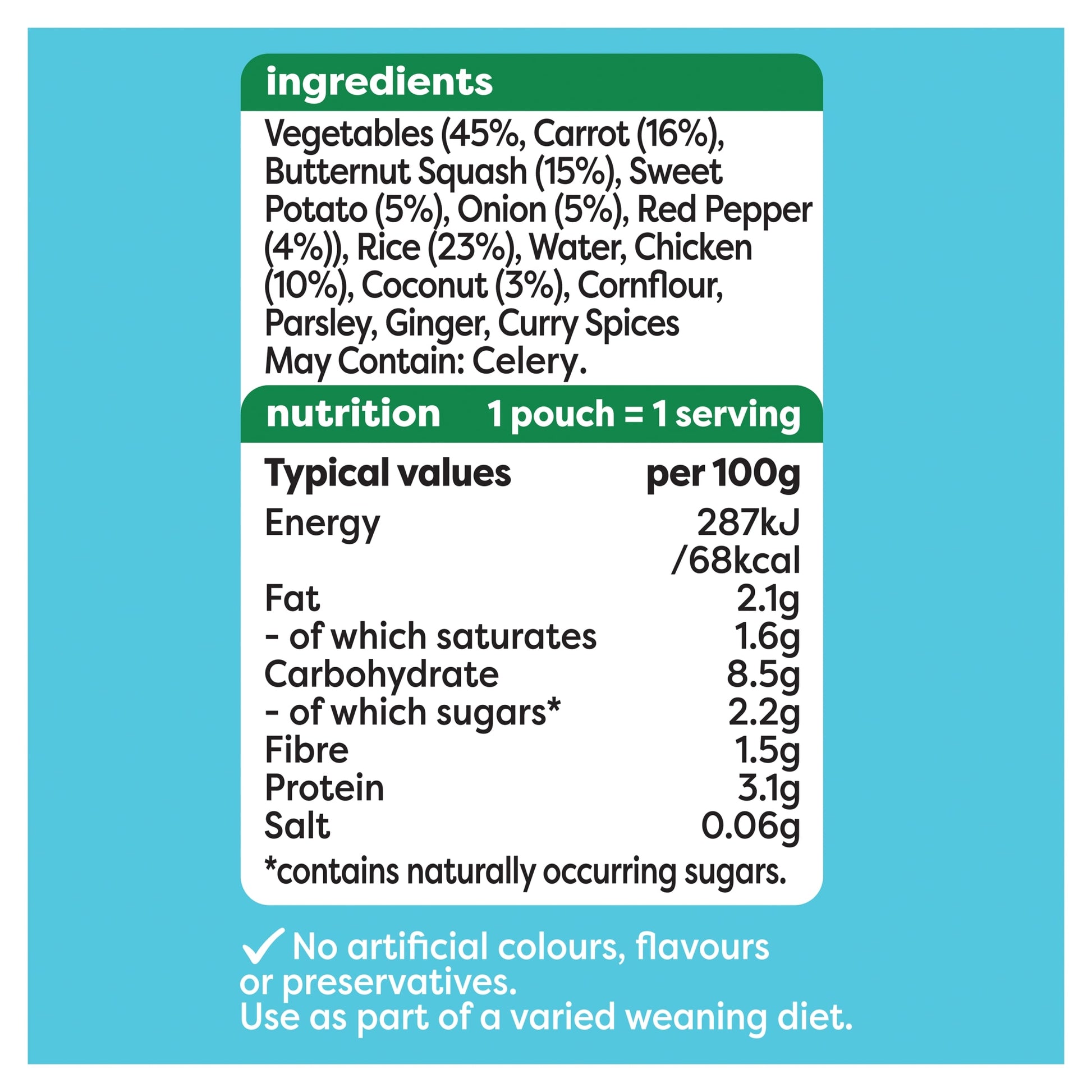 Heinz Thai Chicken Curry Baby Food Pouch 180g — image 5