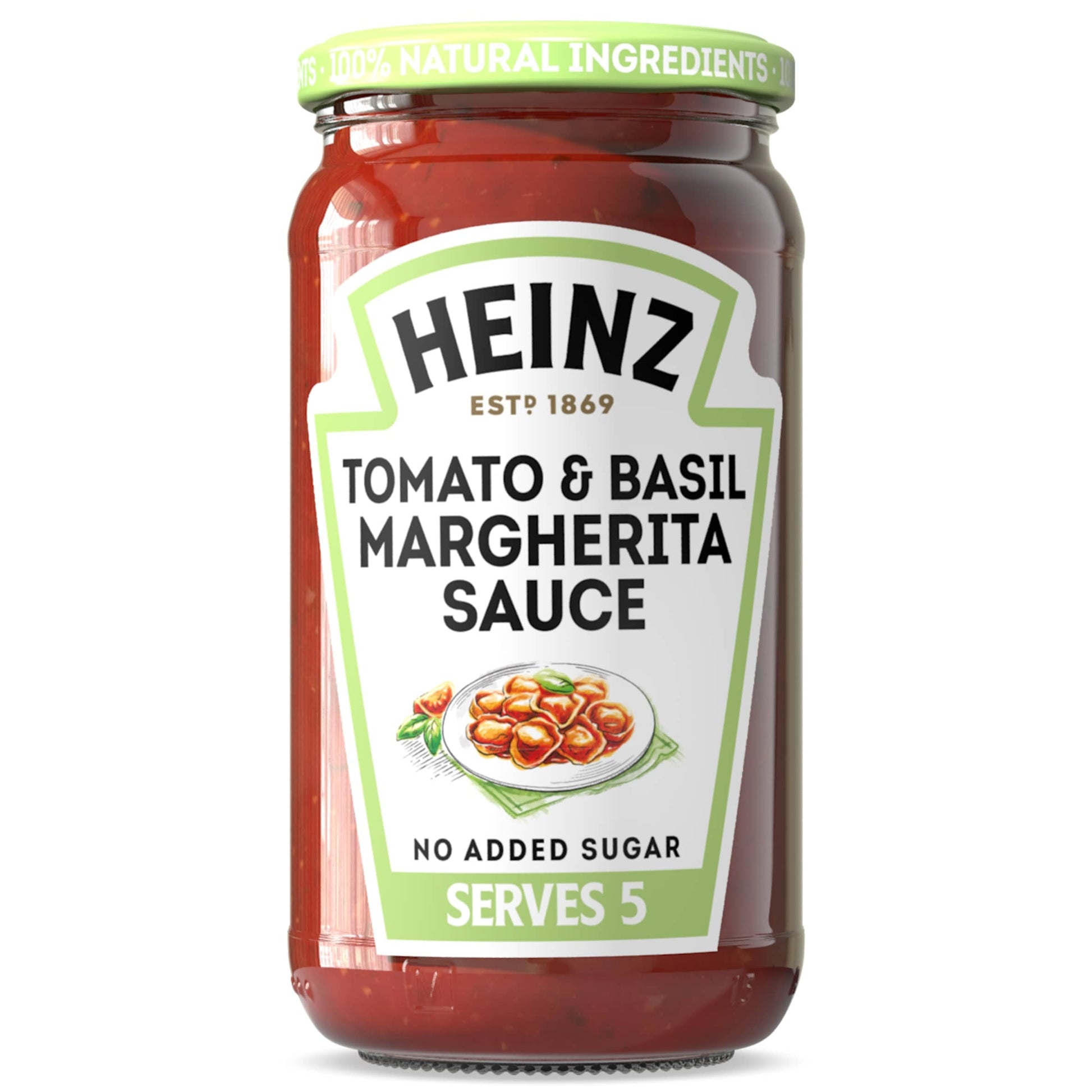 Heinz Tomato & Basil Margherita Sauce 490g — image 1