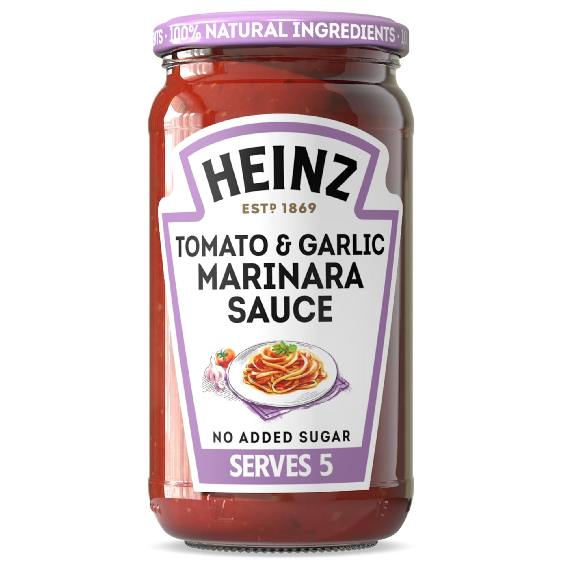 Heinz Tomato & Garlic Marinara Sauce 490g — image 1