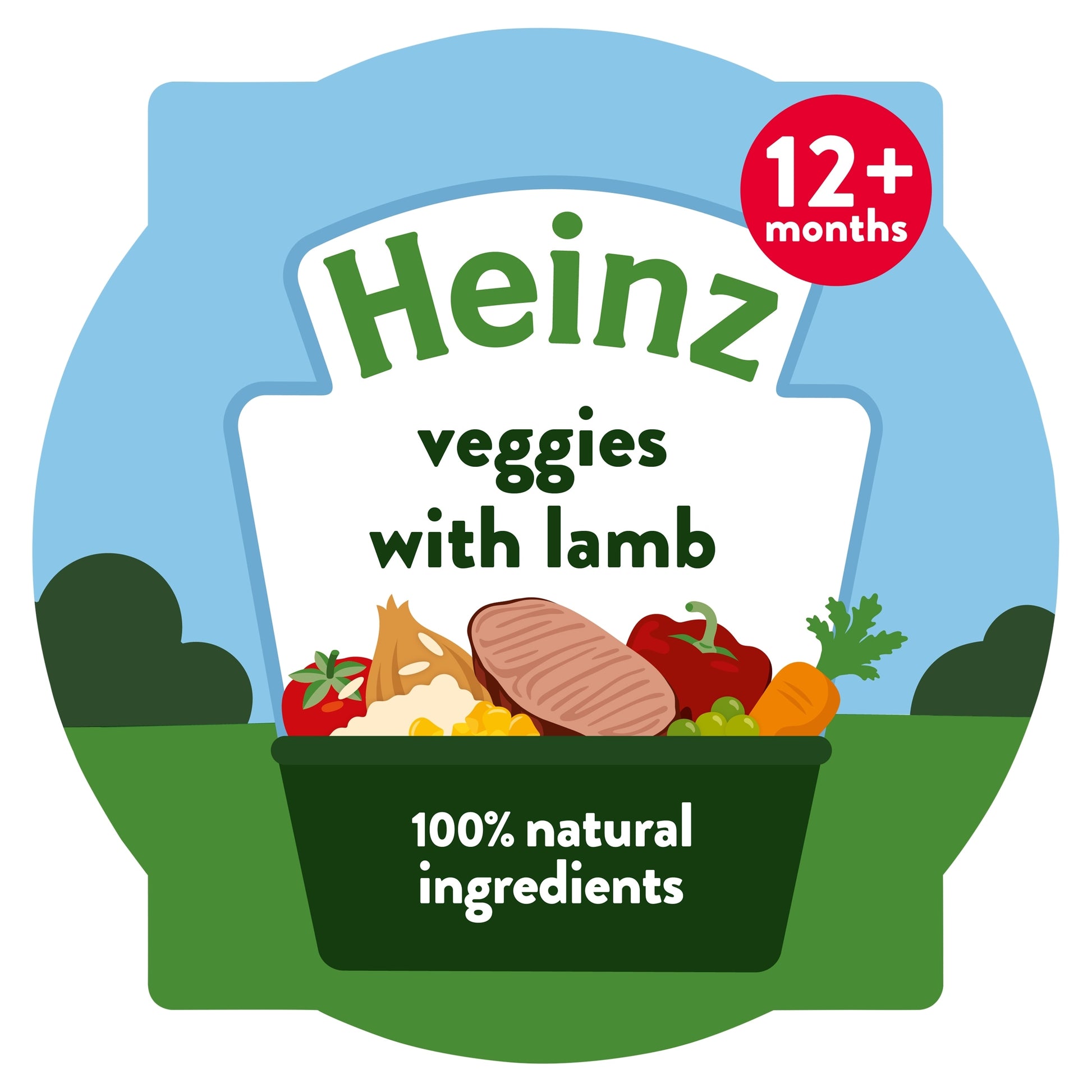 Heinz Veggies with Lamb Baby Food Tray 200g — image 1
