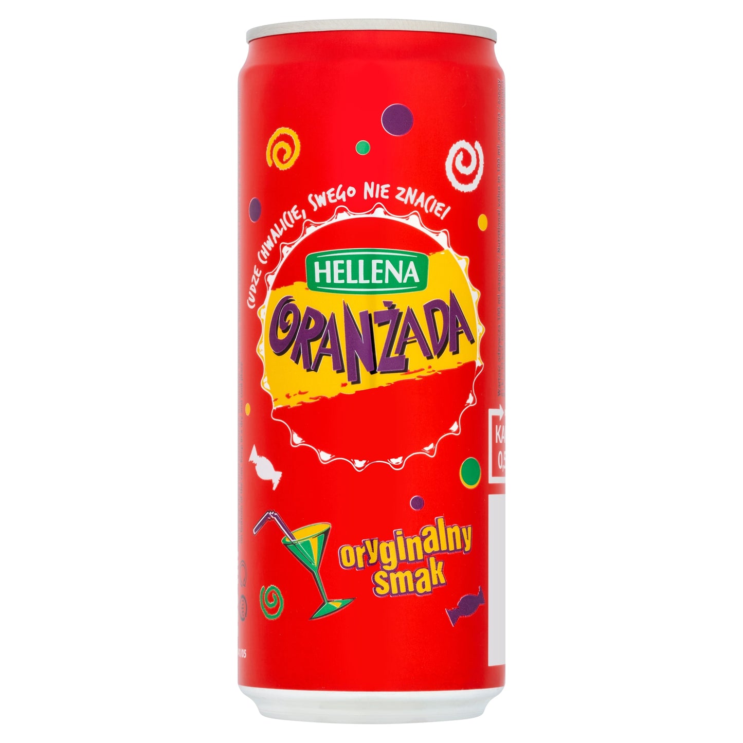 HELLENA Red Oranzada Fruit Drink 330ml — image 1