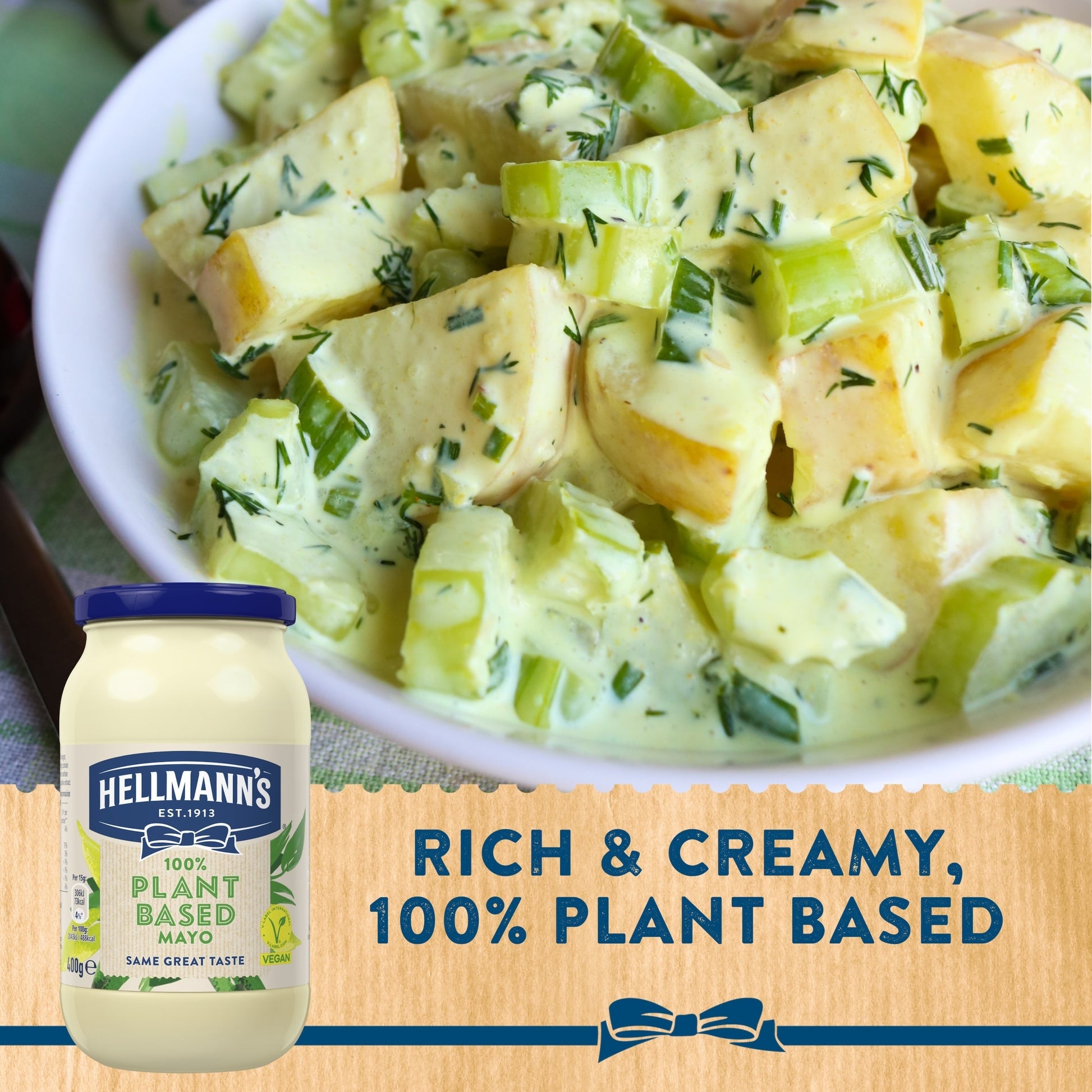 Hellmann's Plant Based Mayo 400g — image 2