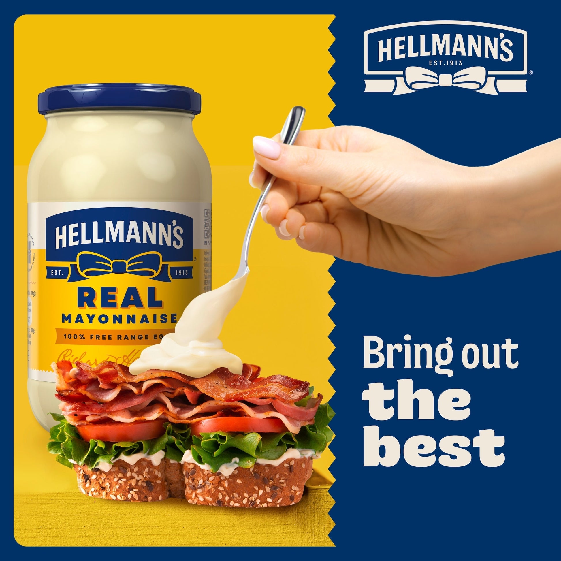 Hellmann's Real Mayonnaise Jar 400g — image 3