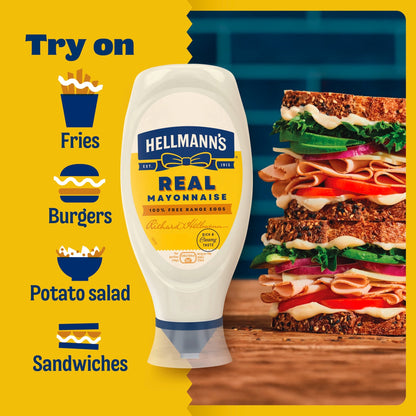 Hellmann's Real Mayonnaise Squeezy 430ml — image 4