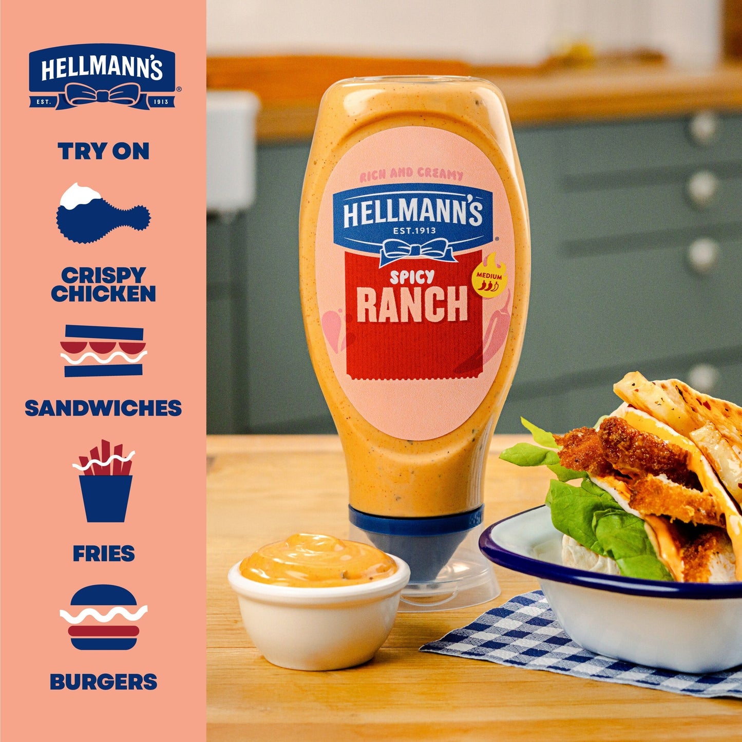 Hellmann's Spicy Ranch Mayo 430ml — image 3