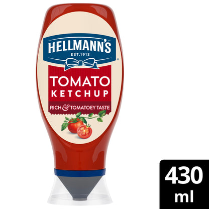 Hellmann's Tomato Ketchup Sauce Squeezy 430ml — image 1