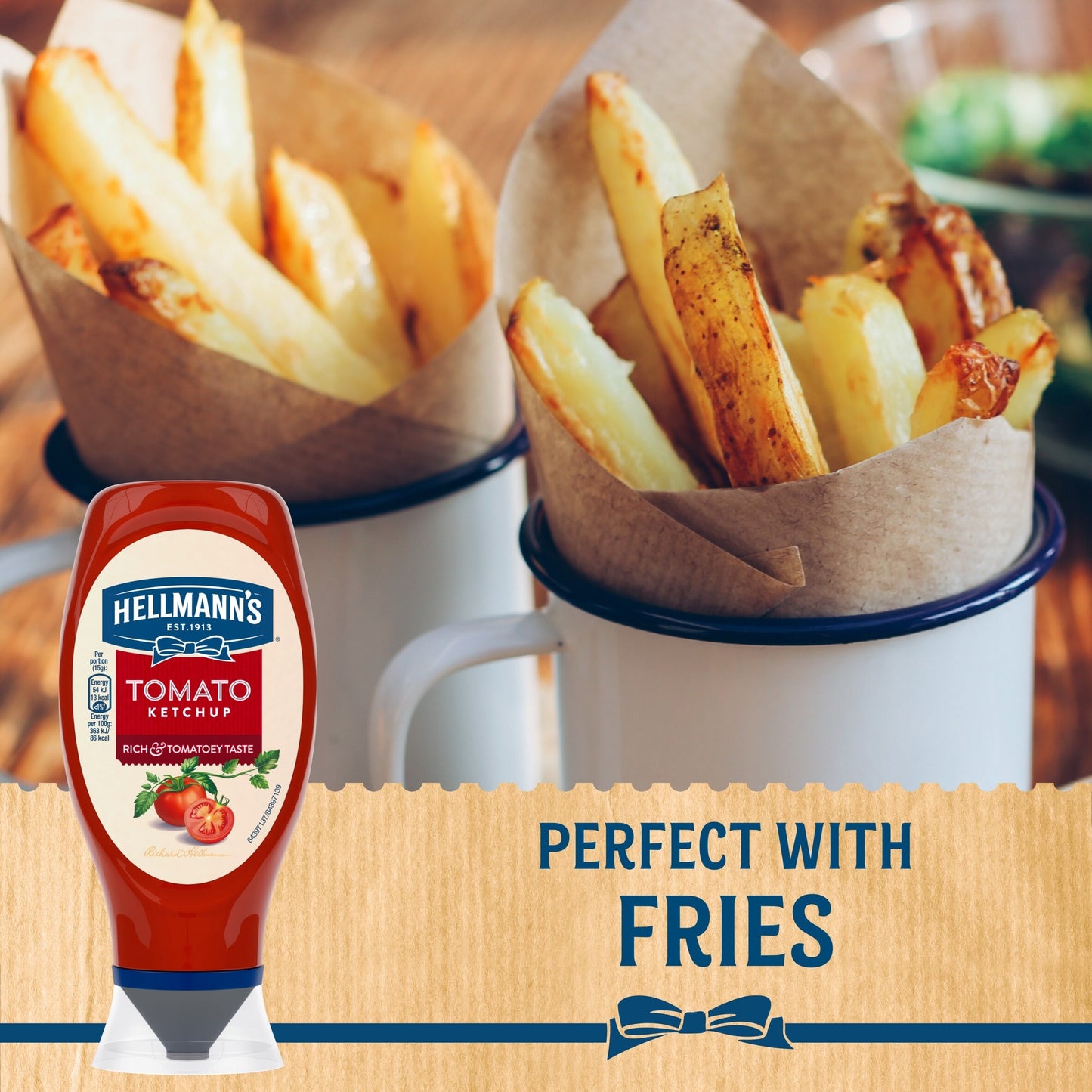 Hellmann's Tomato Ketchup Sauce Squeezy 430ml — image 3