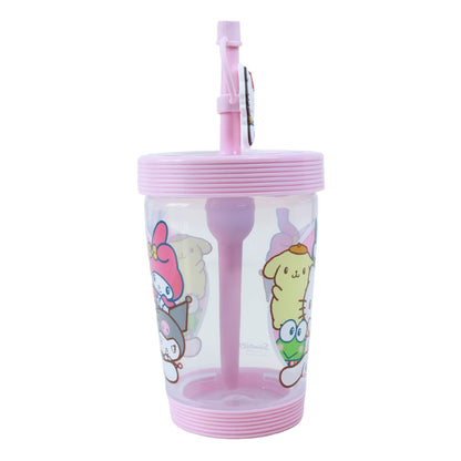 Hello Kitty & Friends Water Bottle Straw Cup 450ml — image 2