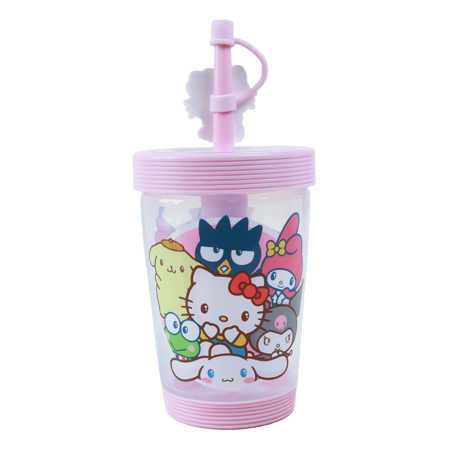 Hello Kitty & Friends Water Bottle Straw Cup 450ml — image 3
