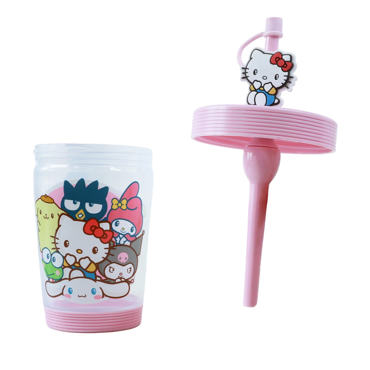Hello Kitty & Friends Water Bottle Straw Cup 450ml — image 4
