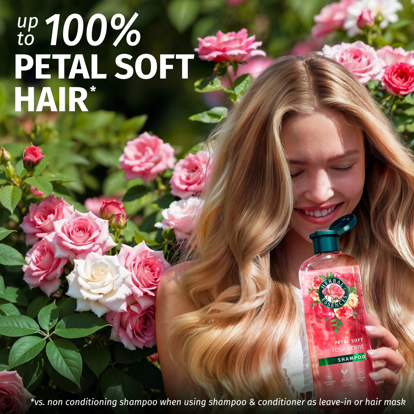 Herbal Essences Petal Soft Shampoo - Rose Scent 350ml — image 2