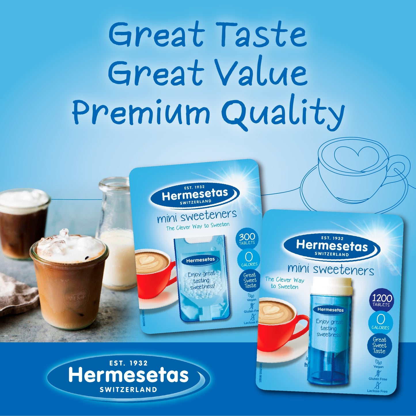 Hermesetas Mini Sweeteners 400Pk — image 2