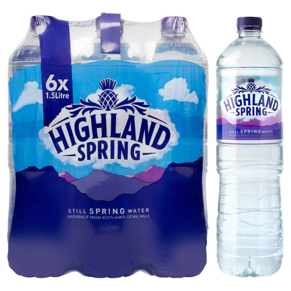 HIGHLAND SPRING Still Water 6 X 1.5 Ltrs