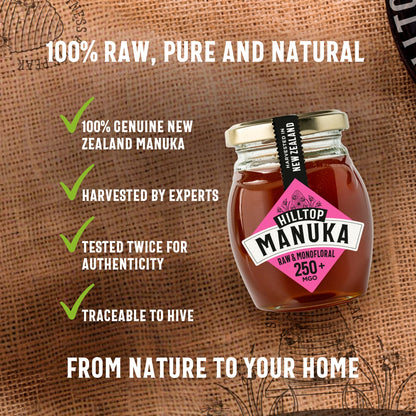 Hilltop Premium Manuka Honey 250+ Mgo 225G — image 3