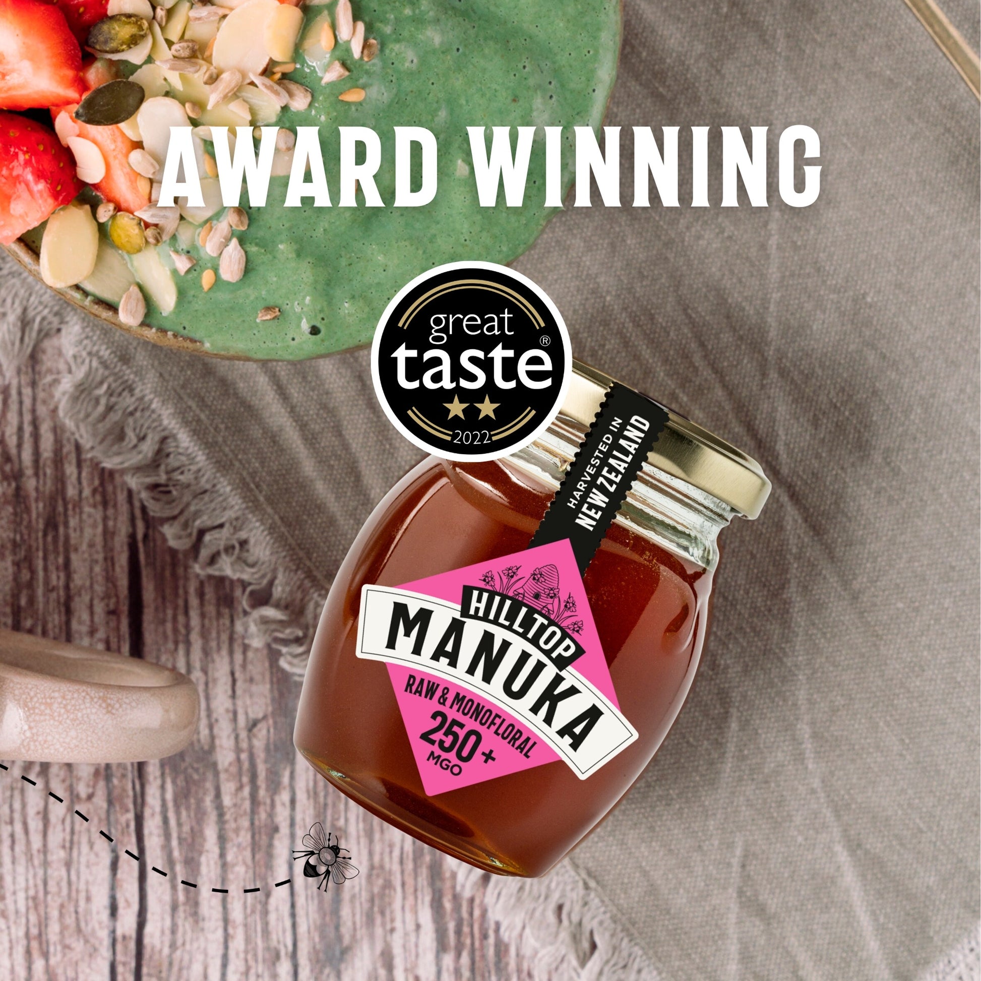 Hilltop Premium Manuka Honey 250+ Mgo 225G — image 4