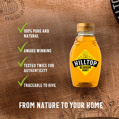 Hilltop Squeezy Blossom Honey 340G — image 4