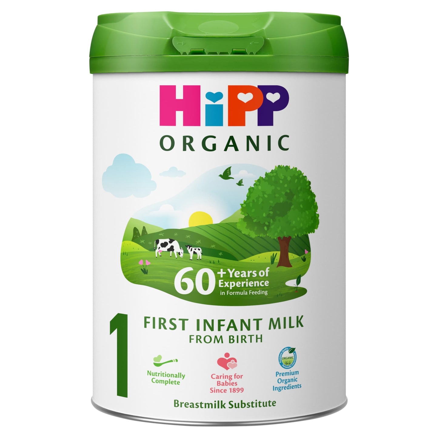 HiPP Organic 1 First Infant Baby Milk Powder Formula, From Birth, 800g — image 1