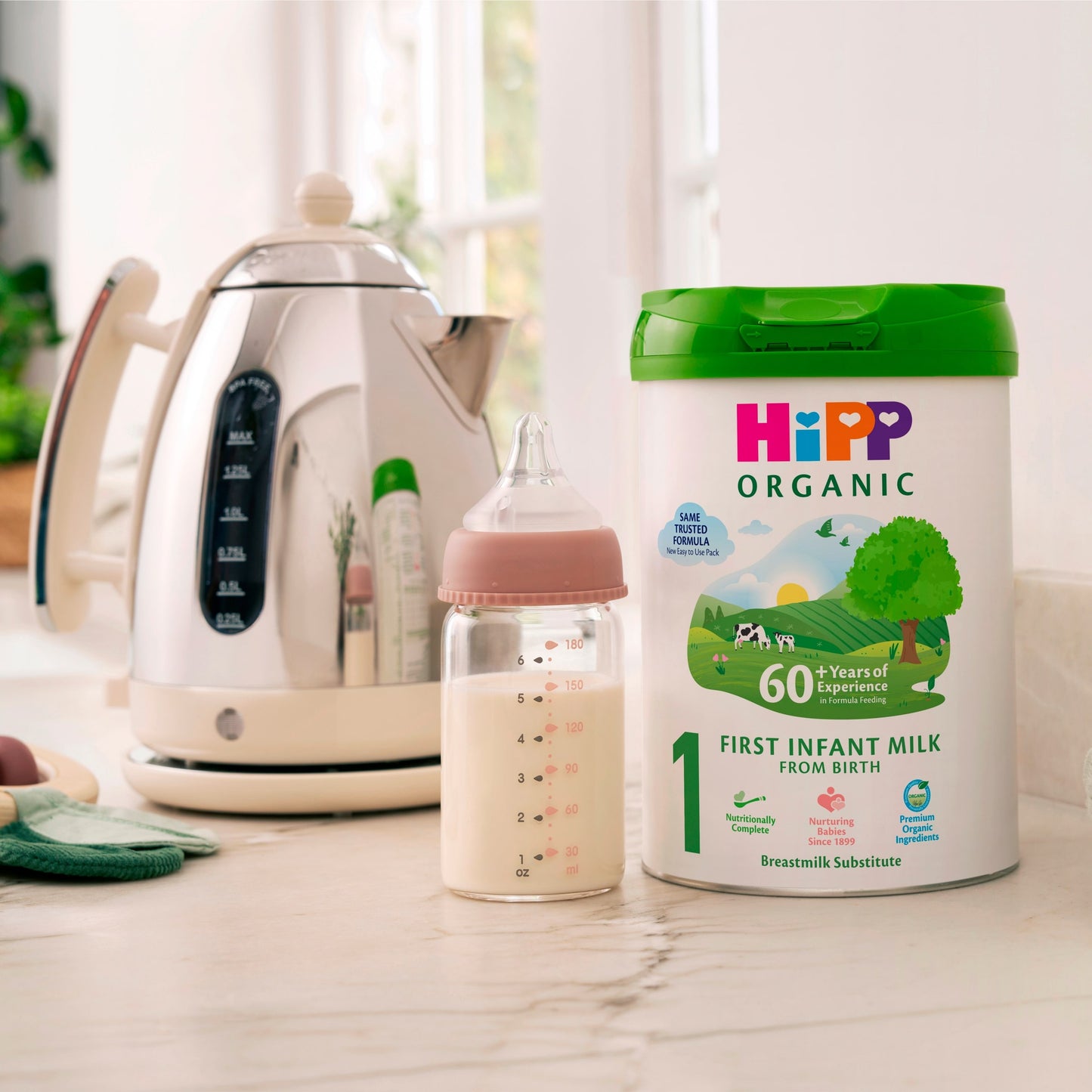 HiPP Organic 1 First Infant Baby Milk Powder Formula, From Birth, 800g — image 2
