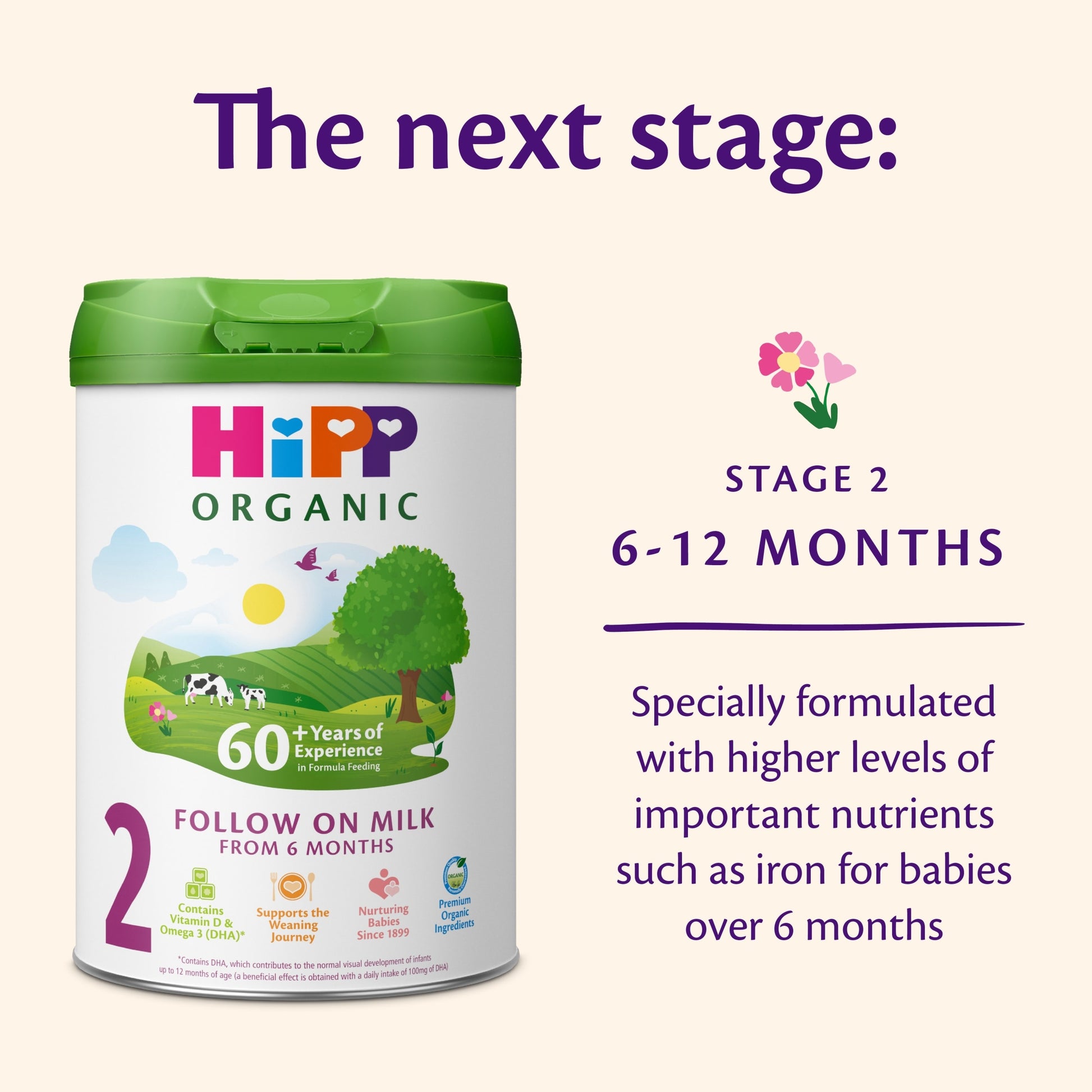 HiPP Organic 1 First Infant Baby Milk Powder Formula, From Birth, 800g — image 5