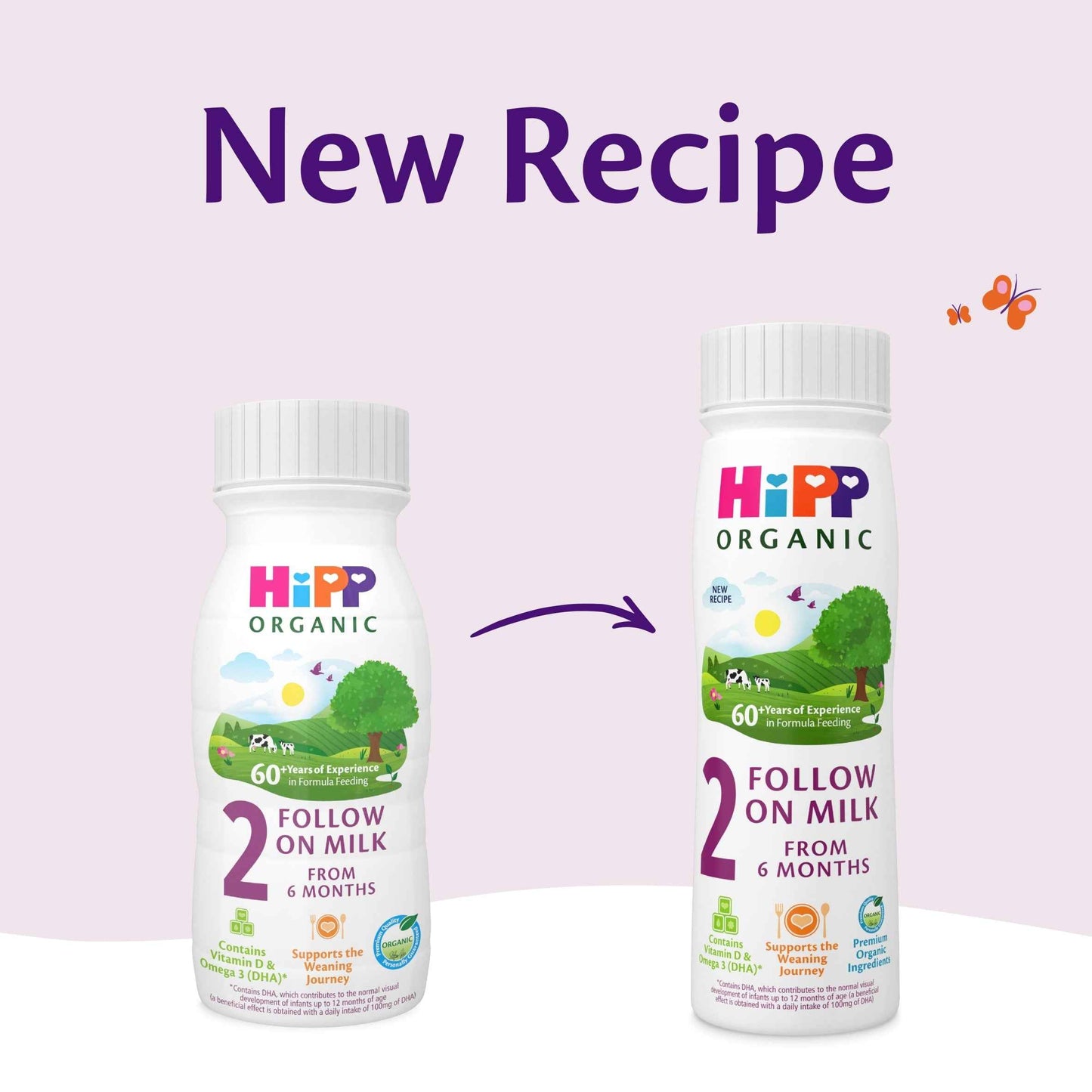 Hipp Organic 2 Follow On Baby Milk Ready To Feed Bottle 6 Month Plus 200Ml — image 3