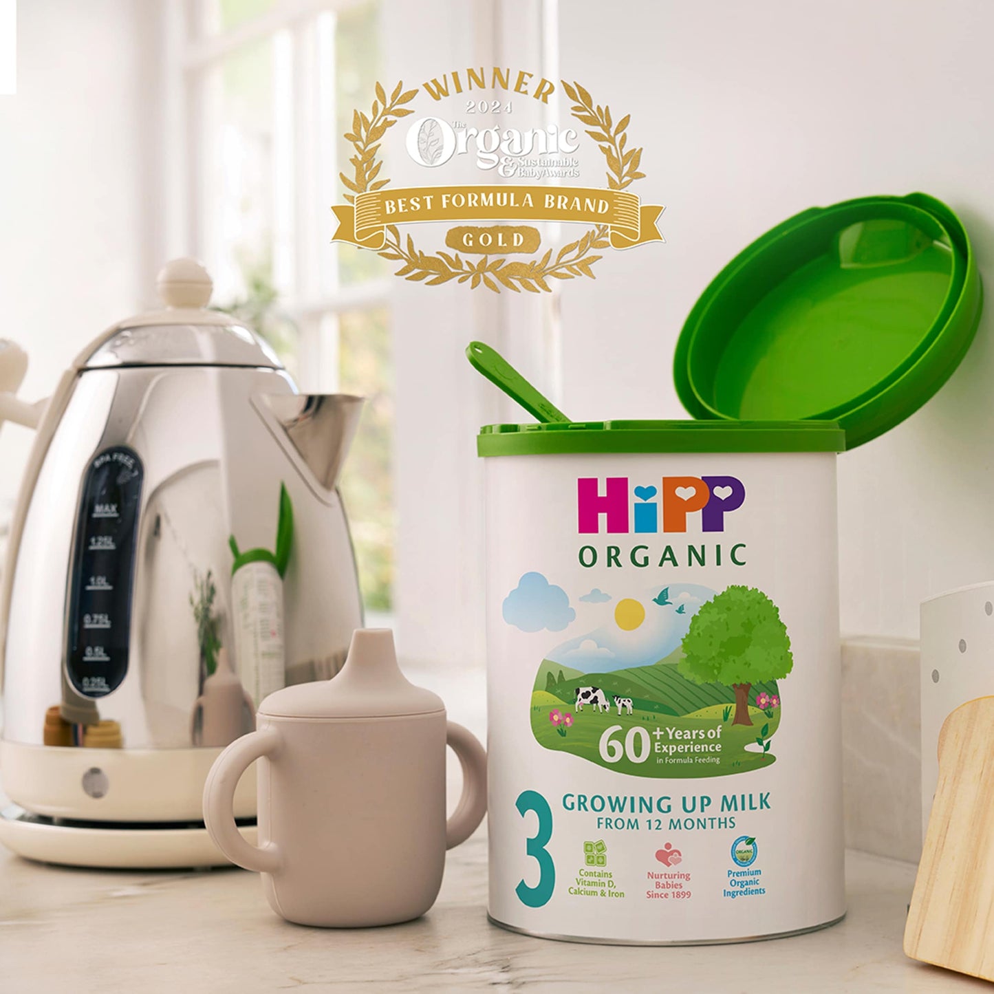 HiPP Organic 3 Growing up Baby Milk Powder Formula, From 12 Months, 800g — image 2