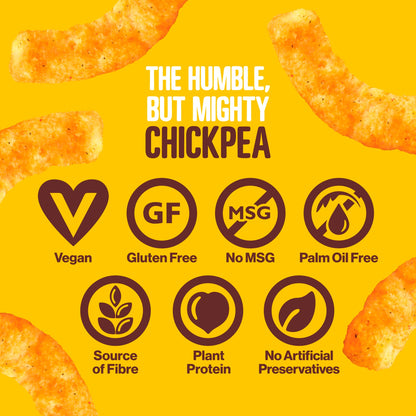 Hippeas Salt & Vinegar Vibes Chickpea Puff Snacks 5 Pack 15g — image 3