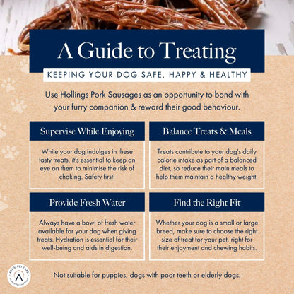 Hollings Pork Sausages Natural Dog Treats 200g — image 5