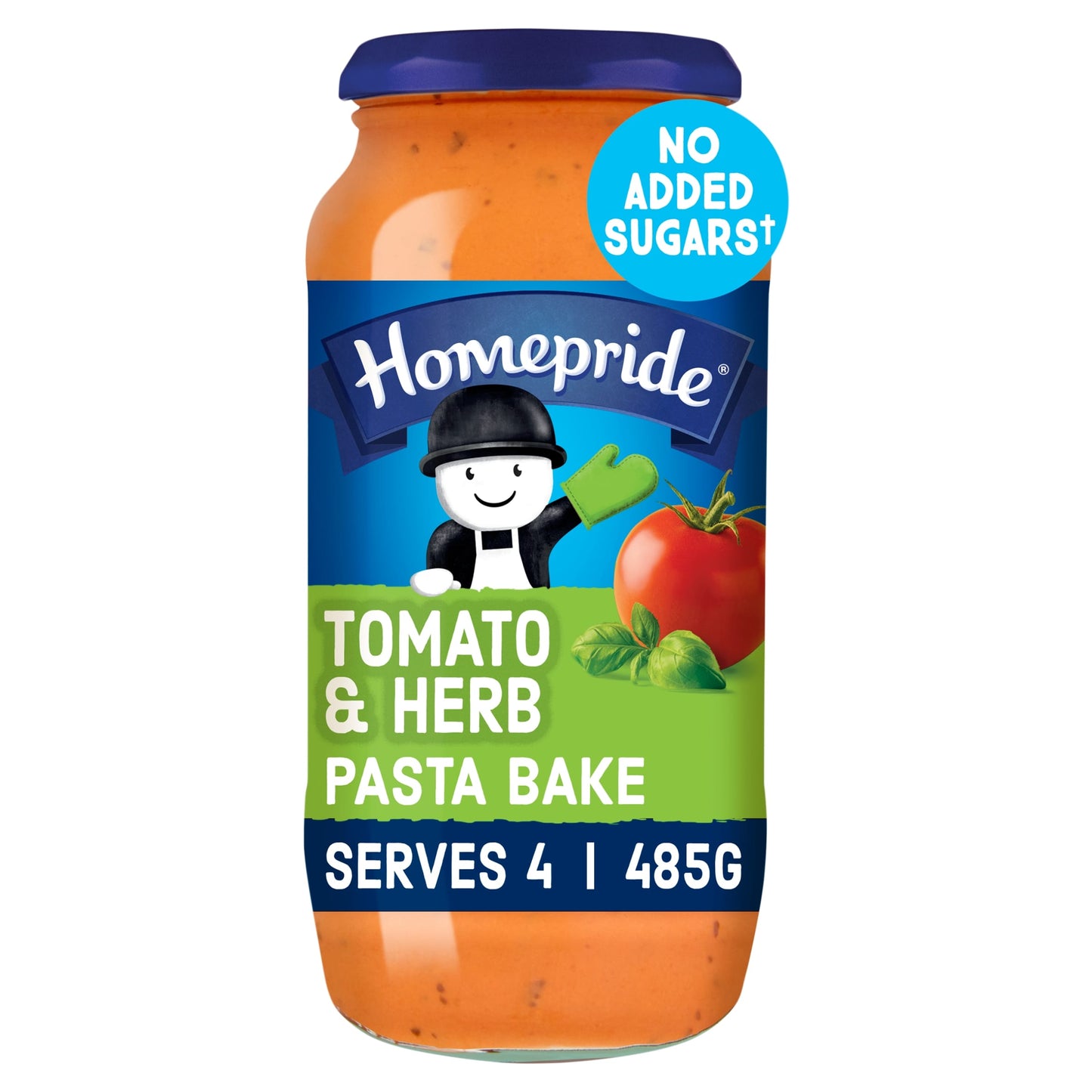 Homepride No Added Sugar Tomato & Herb Pasta Bake Sauce 485g — image 1
