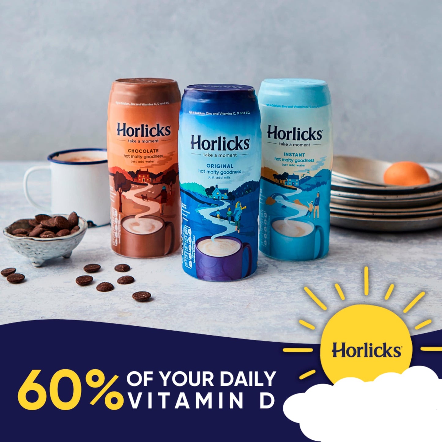 Horlicks Instant Malted Food Drink 400g — image 3