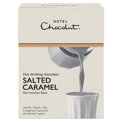 Hotel Chocolat Hot Drinking Chocolate Salted Caramel 5 x 31g — image 1