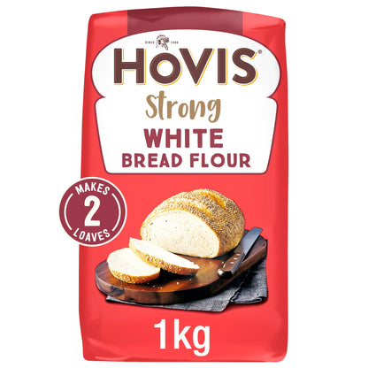 Hovis Baking Strong White Bread Flour 1kg — image 1