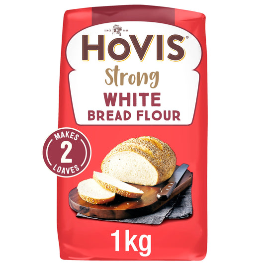 Hovis Baking Strong White Bread Flour 1kg — image 1