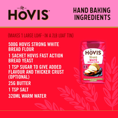 Hovis Baking Strong White Bread Flour 1kg — image 3